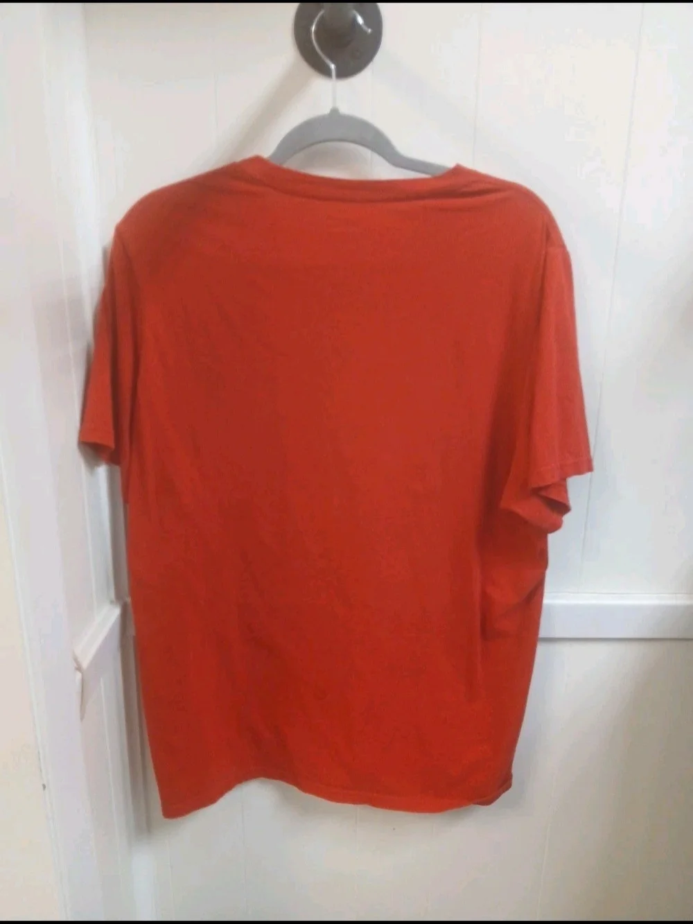 adidas Red Short-Sleeve Tee with Black Logo #161